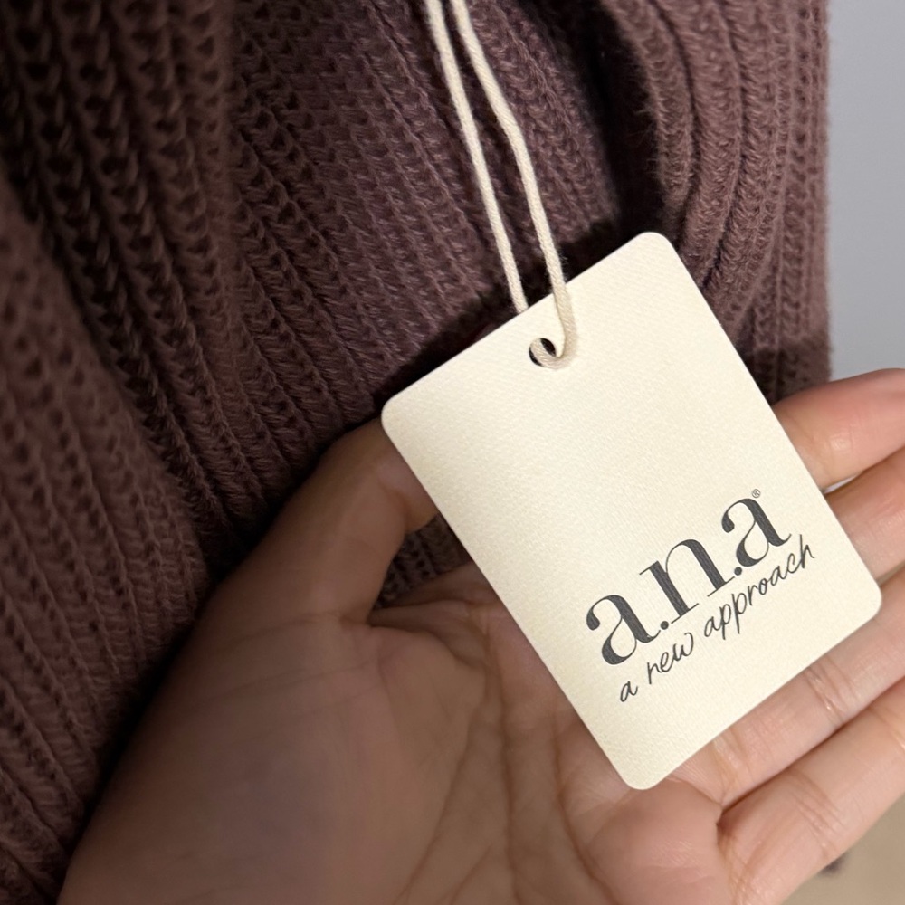 a.n.a Women's Light Brown Long Knit Cardigan - Picture 2 of 7